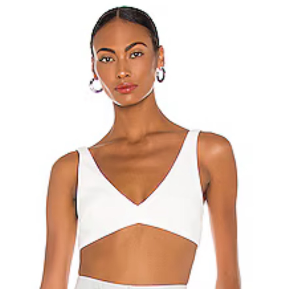 Bec and Bridge Gabi Crop Top Ivory